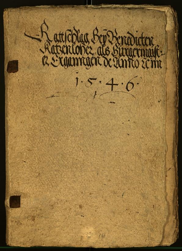 Civic Archives of Bozen-Bolzano - BOhisto Minutes of the council 1546 