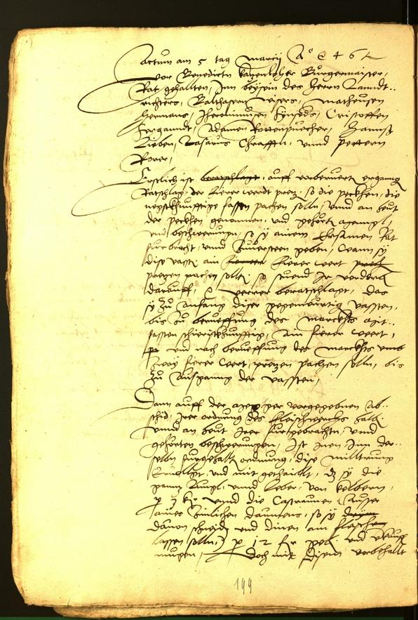 Civic Archives of Bozen-Bolzano - BOhisto Minutes of the council 1546 