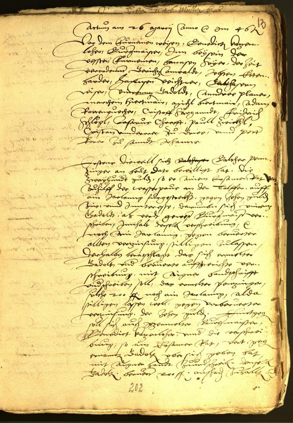 Civic Archives of Bozen-Bolzano - BOhisto Minutes of the council 1546 