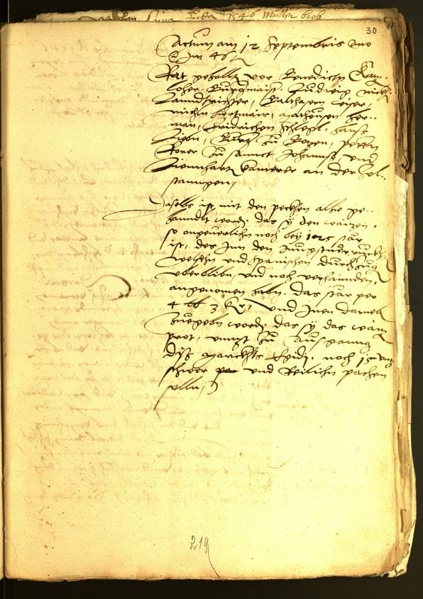 Archivio Storico della Città di Bolzano - BOhisto protocollo consiliare 1546 