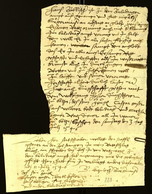 Civic Archives of Bozen-Bolzano - BOhisto Minutes of the council 1546 