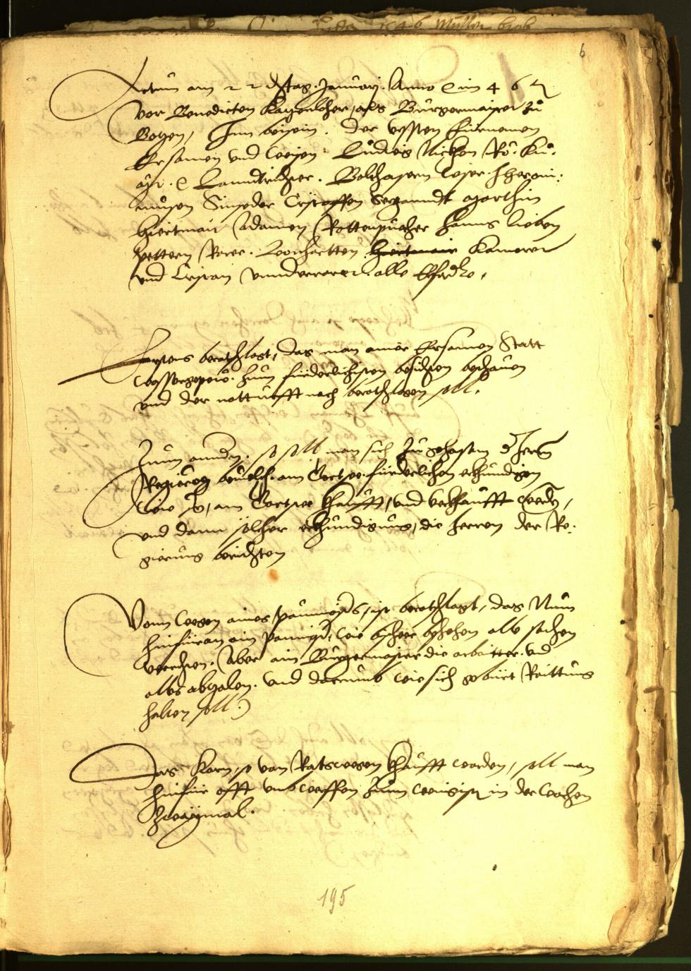 Civic Archives of Bozen-Bolzano - BOhisto Minutes of the council 1546 