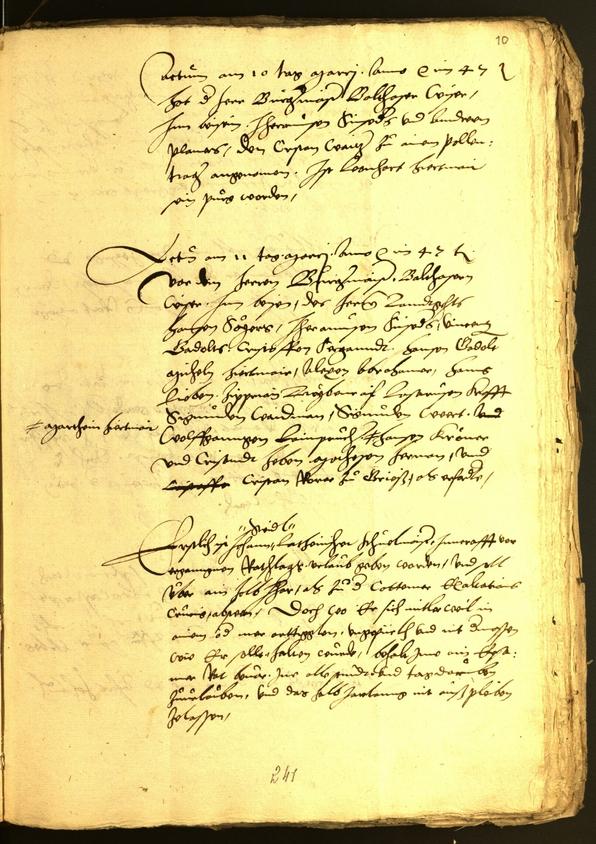 Archivio Storico della Città di Bolzano - BOhisto protocollo consiliare 1547 