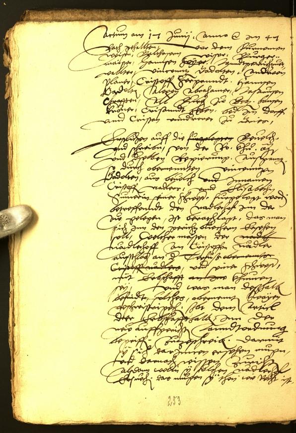 Archivio Storico della Città di Bolzano - BOhisto protocollo consiliare 1547 