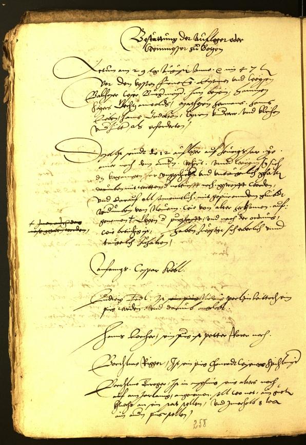 Archivio Storico della Città di Bolzano - BOhisto protocollo consiliare 1547 