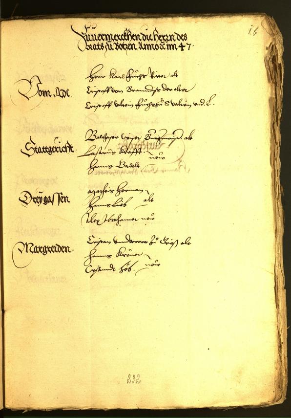 Civic Archives of Bozen-Bolzano - BOhisto Minutes of the council 1547 