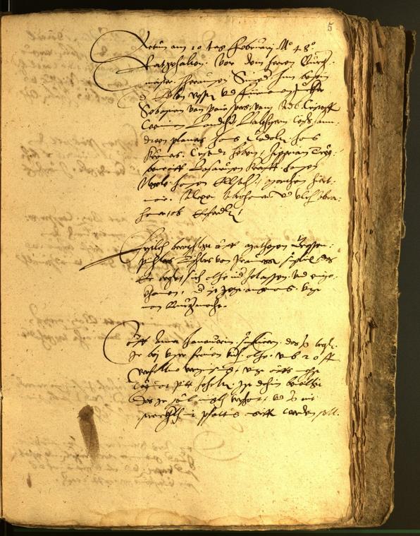 Civic Archives of Bozen-Bolzano - BOhisto Minutes of the council 1548 