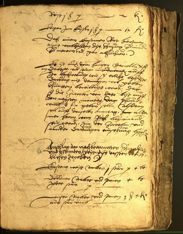 Stadtarchiv Bozen - BOhisto Ratsprotokoll 1548 