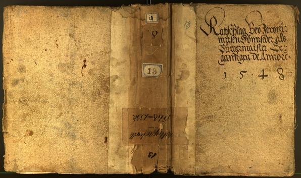 Civic Archives of Bozen-Bolzano - BOhisto Minutes of the council 1548 