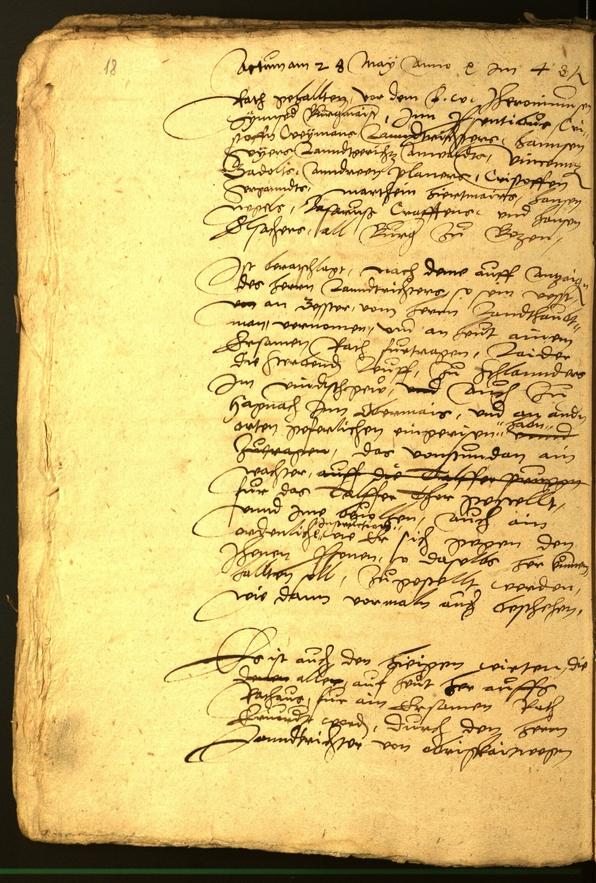 Civic Archives of Bozen-Bolzano - BOhisto Minutes of the council 1548 