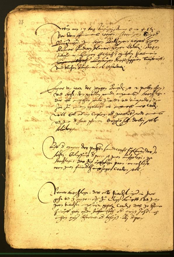 Stadtarchiv Bozen - BOhisto Ratsprotokoll 1548 