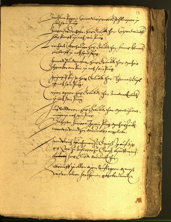 Stadtarchiv Bozen - BOhisto Ratsprotokoll 1548 