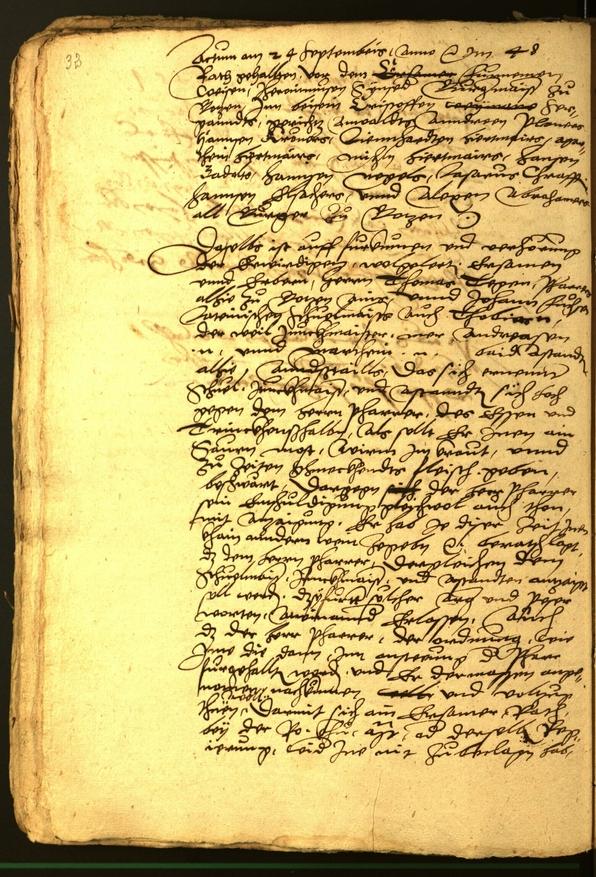 Stadtarchiv Bozen - BOhisto Ratsprotokoll 1548 