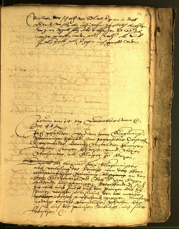 Civic Archives of Bozen-Bolzano - BOhisto Minutes of the council 1548 