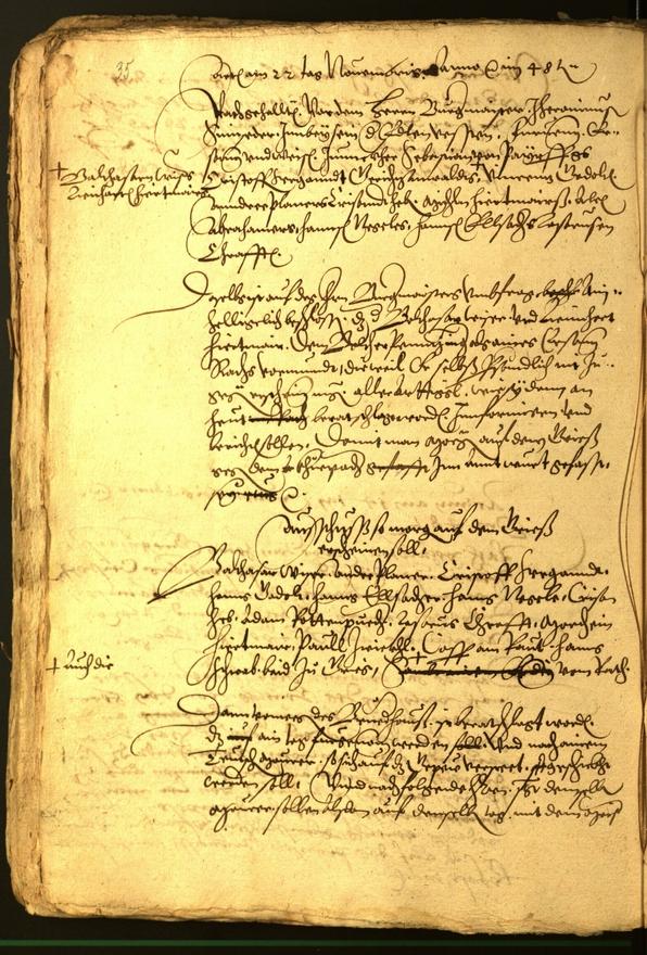 Stadtarchiv Bozen - BOhisto Ratsprotokoll 1548 