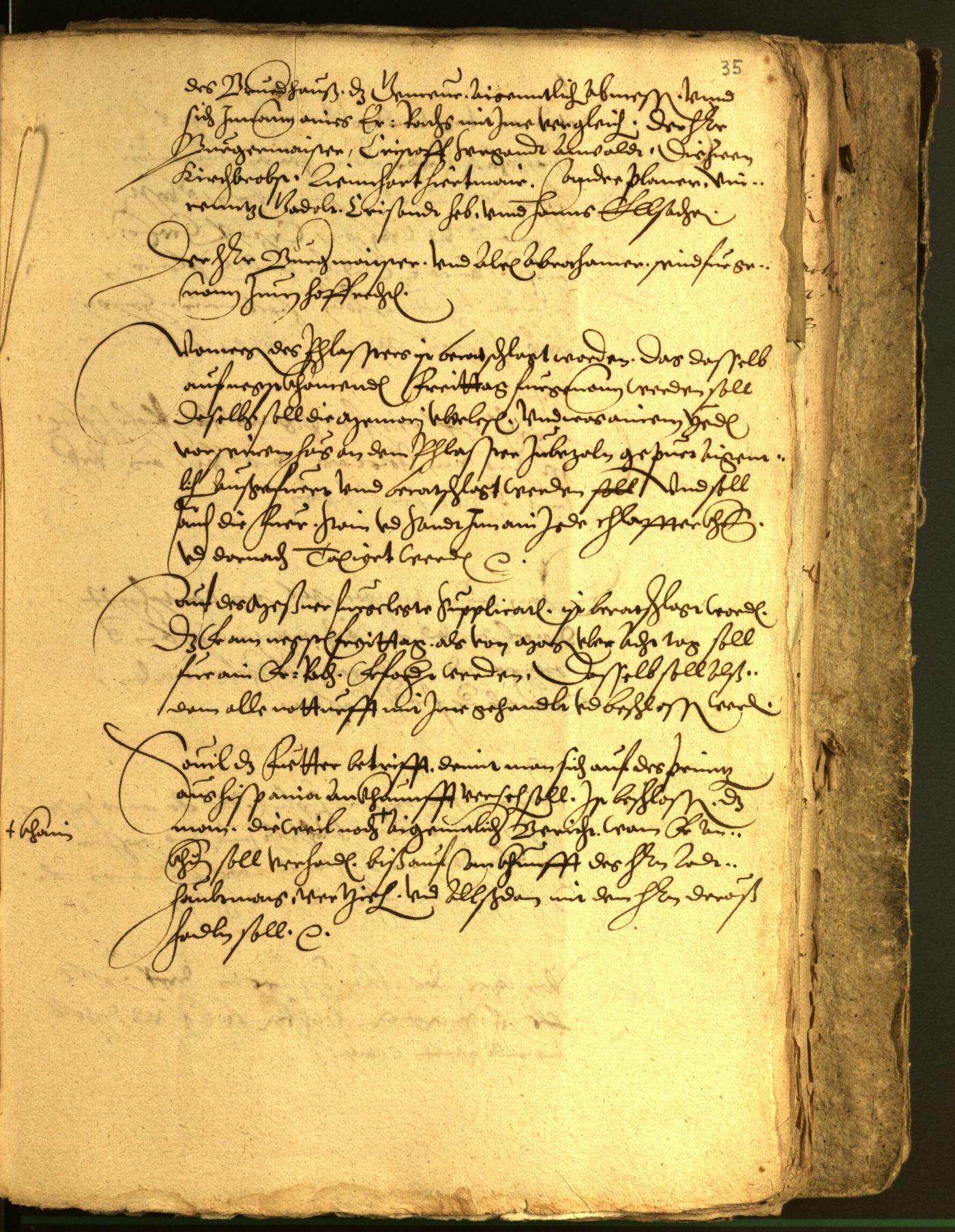 Stadtarchiv Bozen - BOhisto Ratsprotokoll 1548 