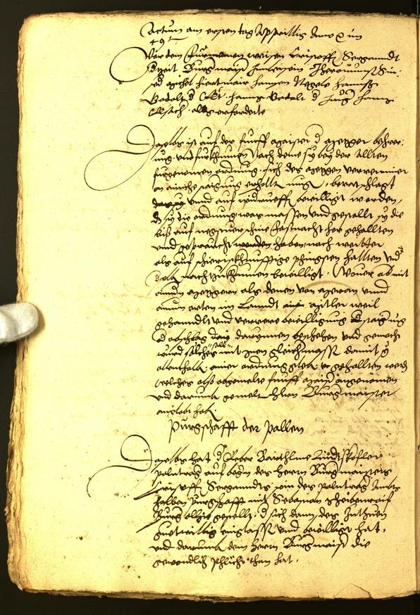 Stadtarchiv Bozen - BOhisto Ratsprotokoll 1551 