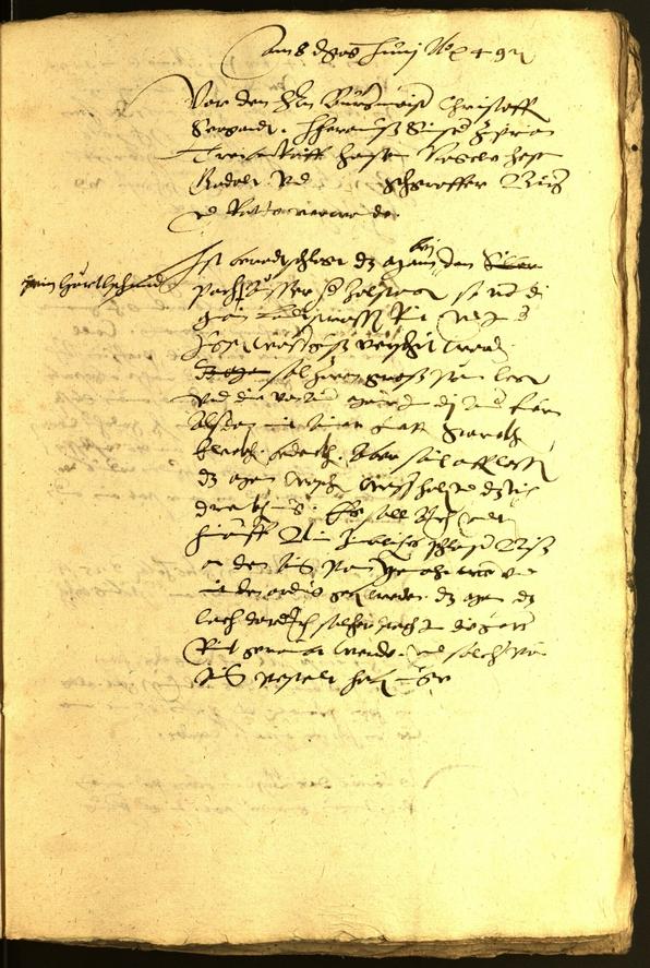 Civic Archives of Bozen-Bolzano - BOhisto Minutes of the council 1551 