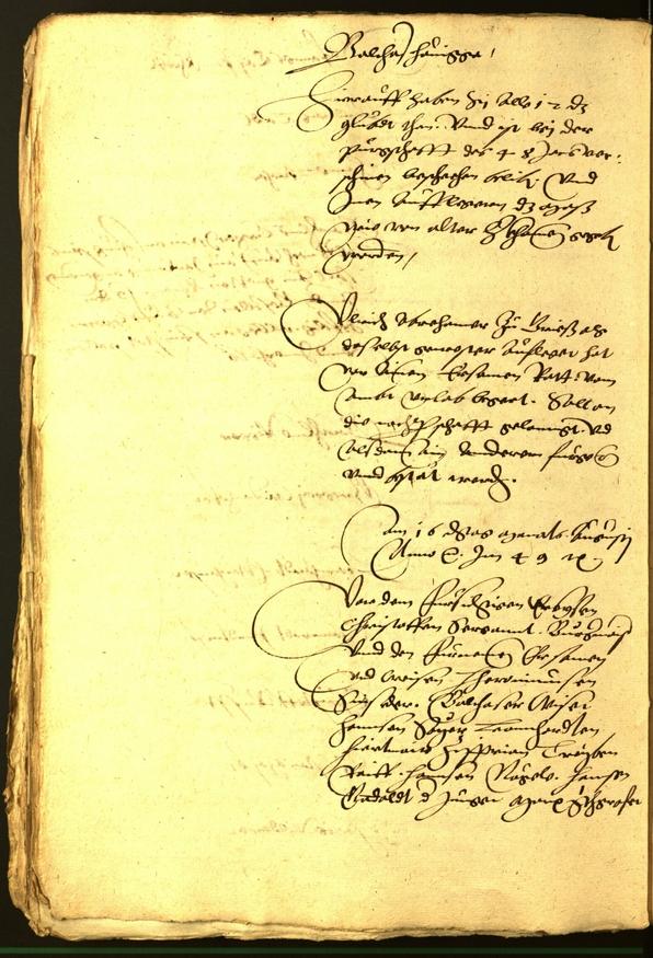 Archivio Storico della Città di Bolzano - BOhisto protocollo consiliare 1551 