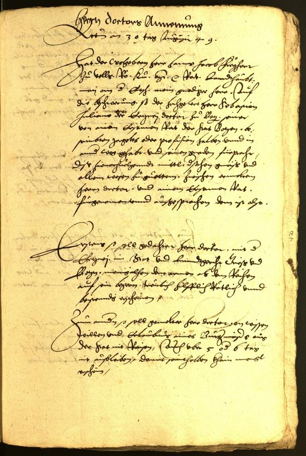 Civic Archives of Bozen-Bolzano - BOhisto Minutes of the council 1551 