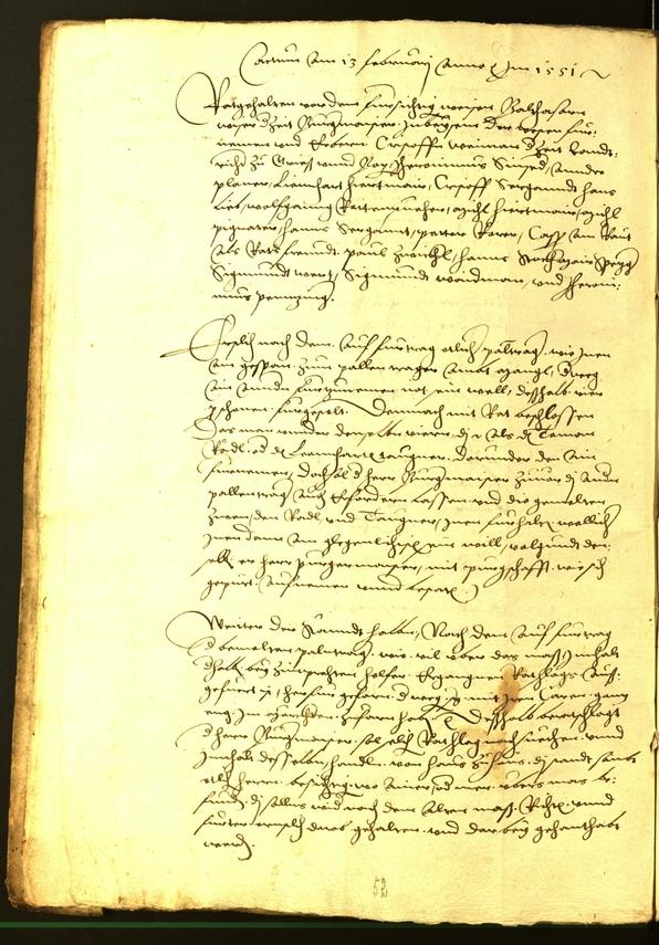 Civic Archives of Bozen-Bolzano - BOhisto Minutes of the council 1552 