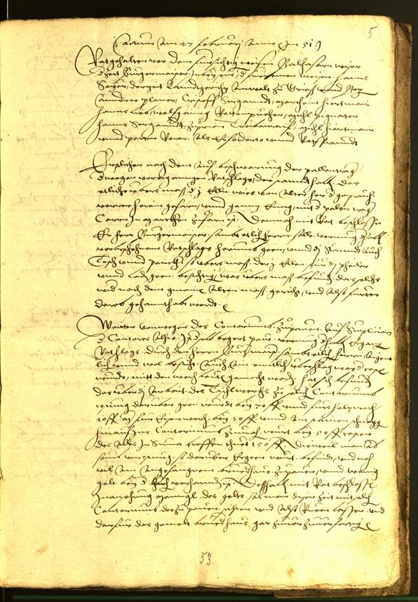 Civic Archives of Bozen-Bolzano - BOhisto Minutes of the council 1552 