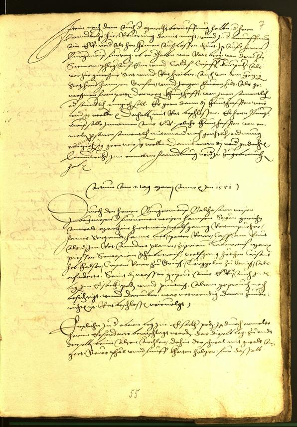 Civic Archives of Bozen-Bolzano - BOhisto Minutes of the council 1552 