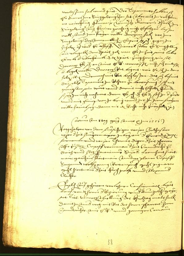 Stadtarchiv Bozen - BOhisto Ratsprotokoll 1552 