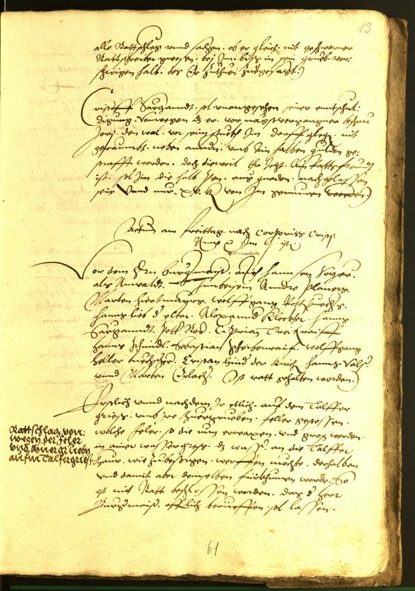 Civic Archives of Bozen-Bolzano - BOhisto Minutes of the council 1552 