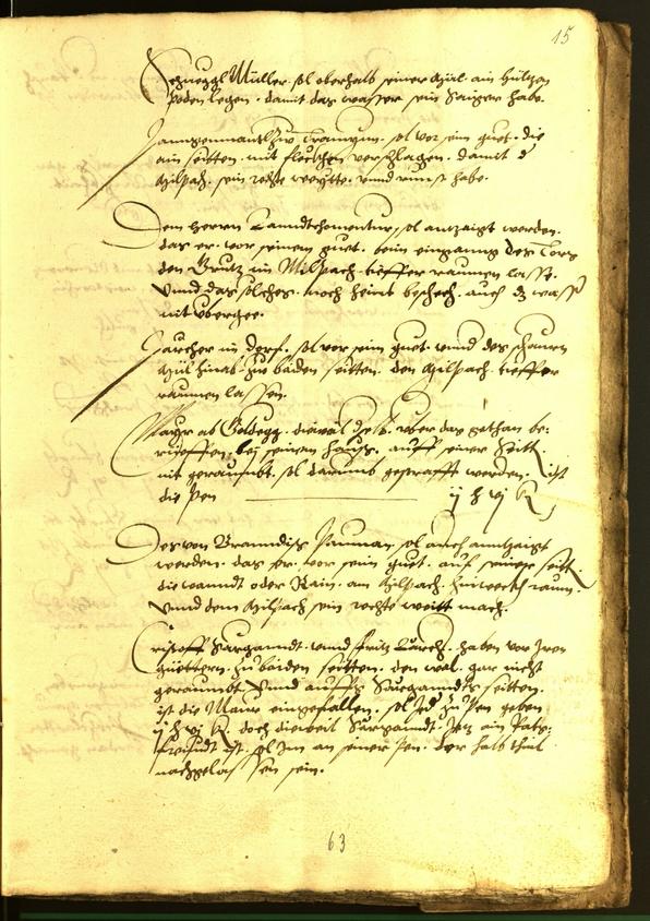 Civic Archives of Bozen-Bolzano - BOhisto Minutes of the council 1552 