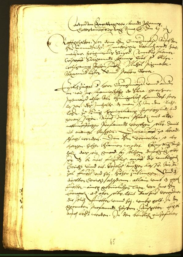 Civic Archives of Bozen-Bolzano - BOhisto Minutes of the council 1552 