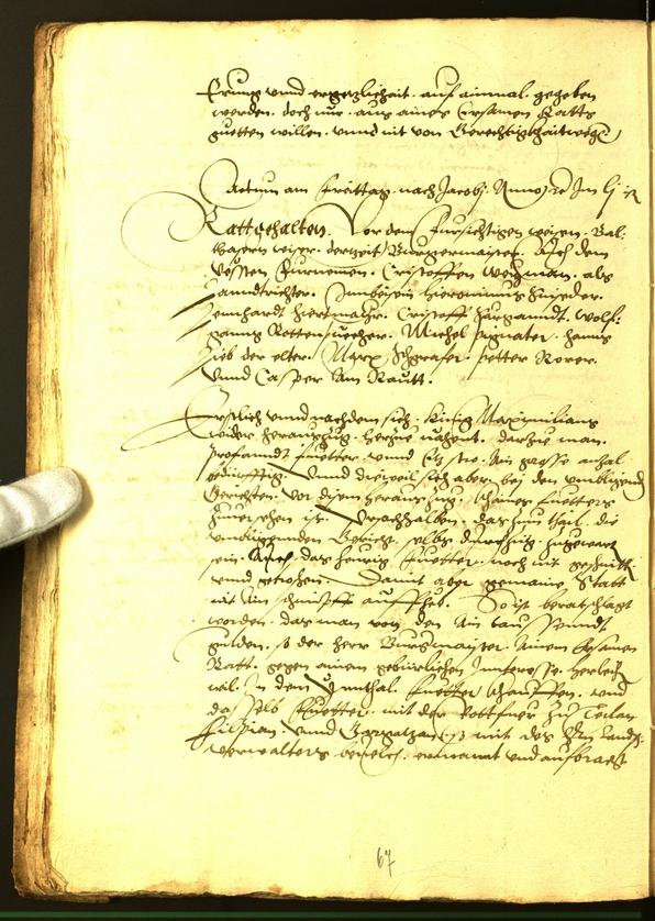 Civic Archives of Bozen-Bolzano - BOhisto Minutes of the council 1552 