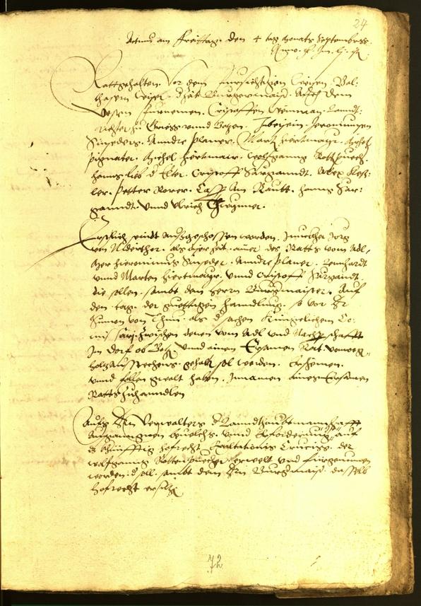 Archivio Storico della Città di Bolzano - BOhisto protocollo consiliare 1552 