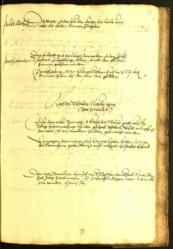 Stadtarchiv Bozen - BOhisto Ratsprotokoll 1552 