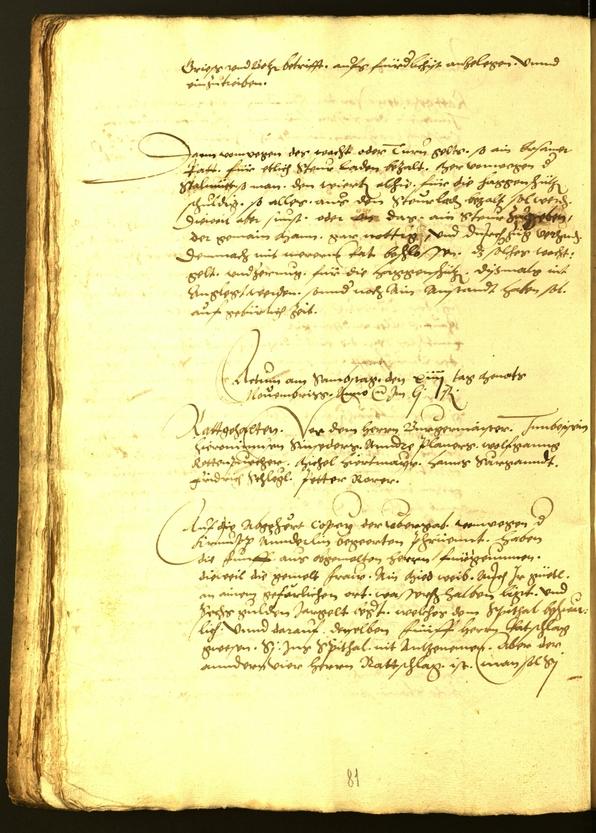 Civic Archives of Bozen-Bolzano - BOhisto Minutes of the council 1552 