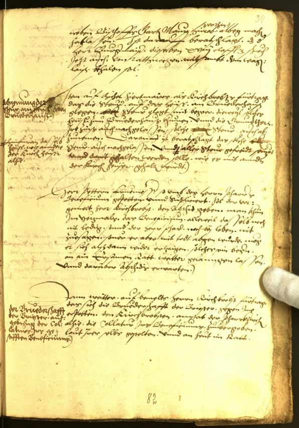 Civic Archives of Bozen-Bolzano - BOhisto Minutes of the council 1552 