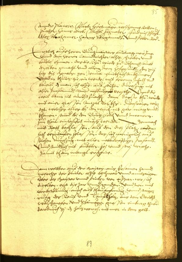 Stadtarchiv Bozen - BOhisto Ratsprotokoll 1552 