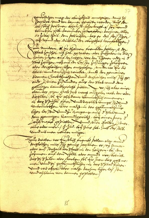 Stadtarchiv Bozen - BOhisto Ratsprotokoll 1552 