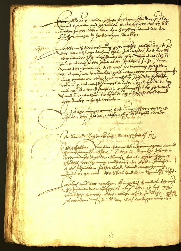 Civic Archives of Bozen-Bolzano - BOhisto Minutes of the council 1552 