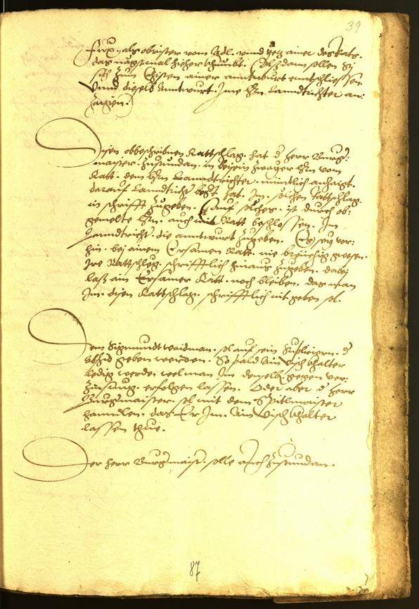 Civic Archives of Bozen-Bolzano - BOhisto Minutes of the council 1552 