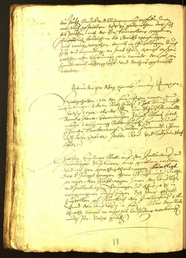 Civic Archives of Bozen-Bolzano - BOhisto Minutes of the council 1552 