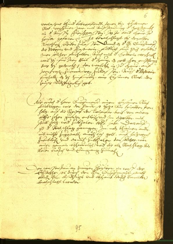 Stadtarchiv Bozen - BOhisto Ratsprotokoll 1554 