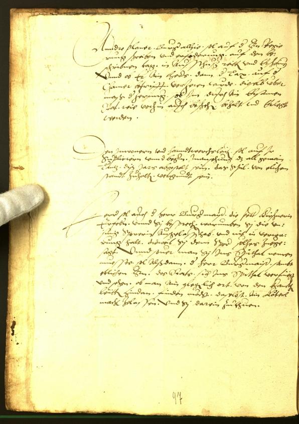 Civic Archives of Bozen-Bolzano - BOhisto Minutes of the council 1554 