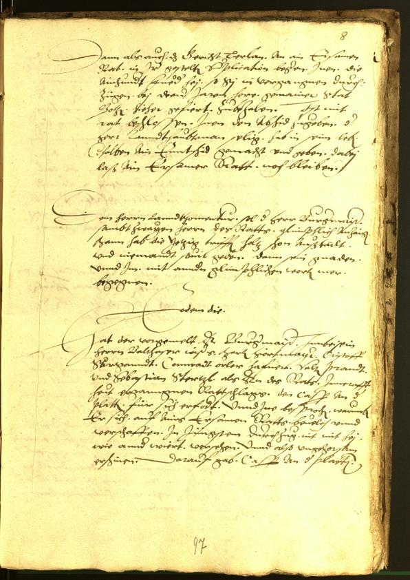 Civic Archives of Bozen-Bolzano - BOhisto Minutes of the council 1554 