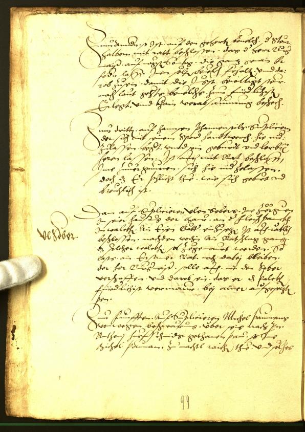 Civic Archives of Bozen-Bolzano - BOhisto Minutes of the council 1554 