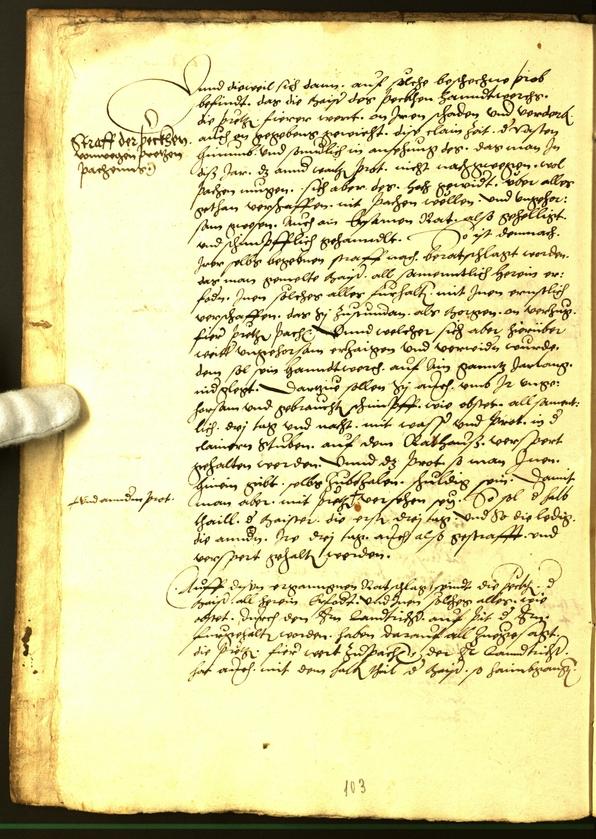 Archivio Storico della Città di Bolzano - BOhisto protocollo consiliare 1554 
