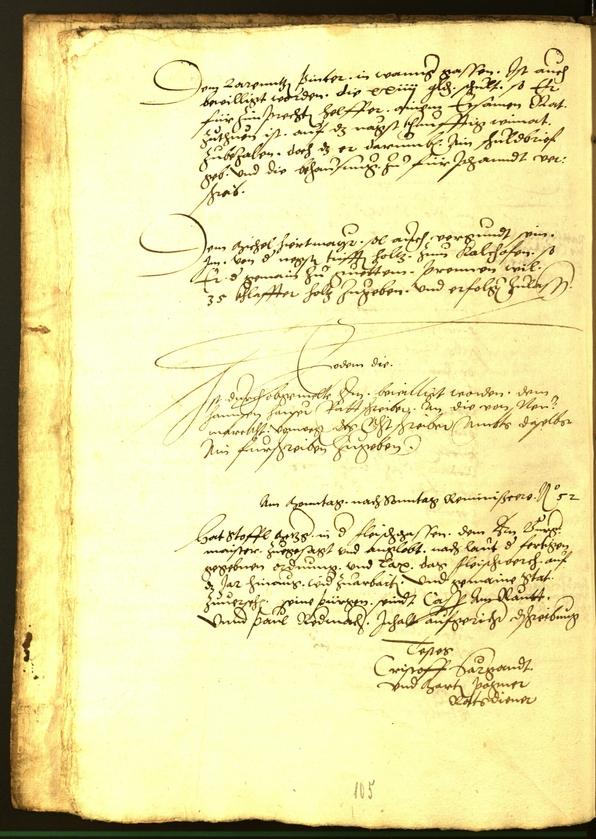 Civic Archives of Bozen-Bolzano - BOhisto Minutes of the council 1554 