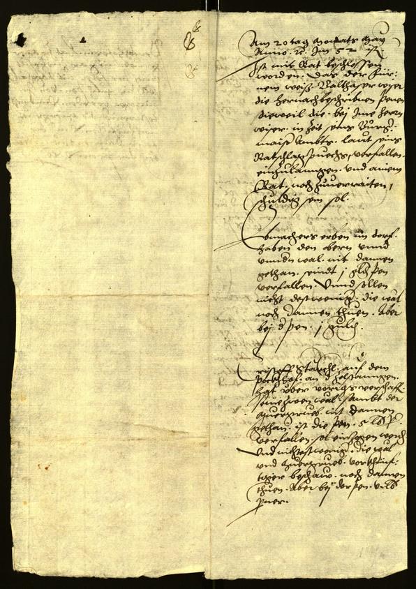 Civic Archives of Bozen-Bolzano - BOhisto Minutes of the council 1554 