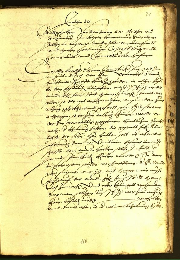 Civic Archives of Bozen-Bolzano - BOhisto Minutes of the council 1554 