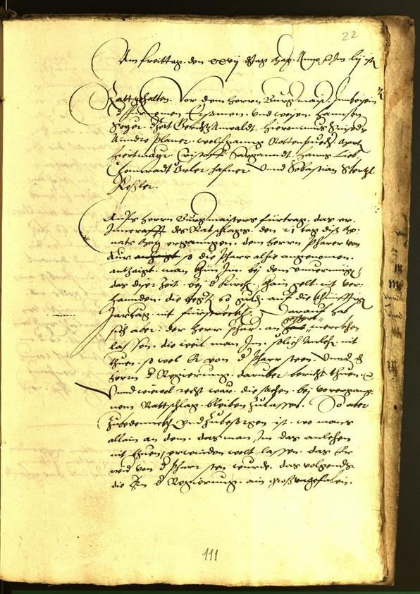 Civic Archives of Bozen-Bolzano - BOhisto Minutes of the council 1554 